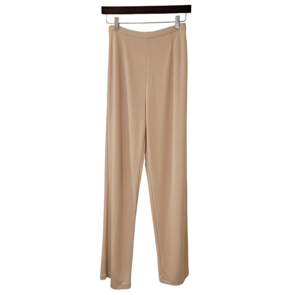 Talbots Womens Slinky Stretch Career Dress Pants High Rise Tan Size Small - Picture 1 of 7